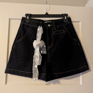 High Waist Denim Shorts NWT